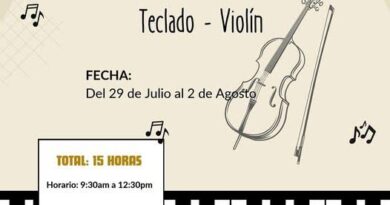 Curso intensivo de Teclado y Violín en el Ricardo Garibay